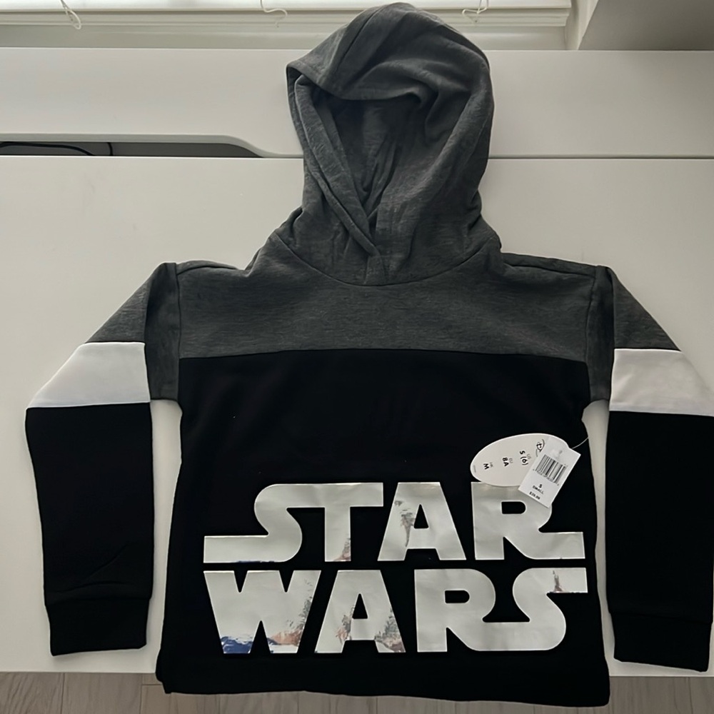 Disney Parks Star Wars Sweatshirt Black Youth Size Small